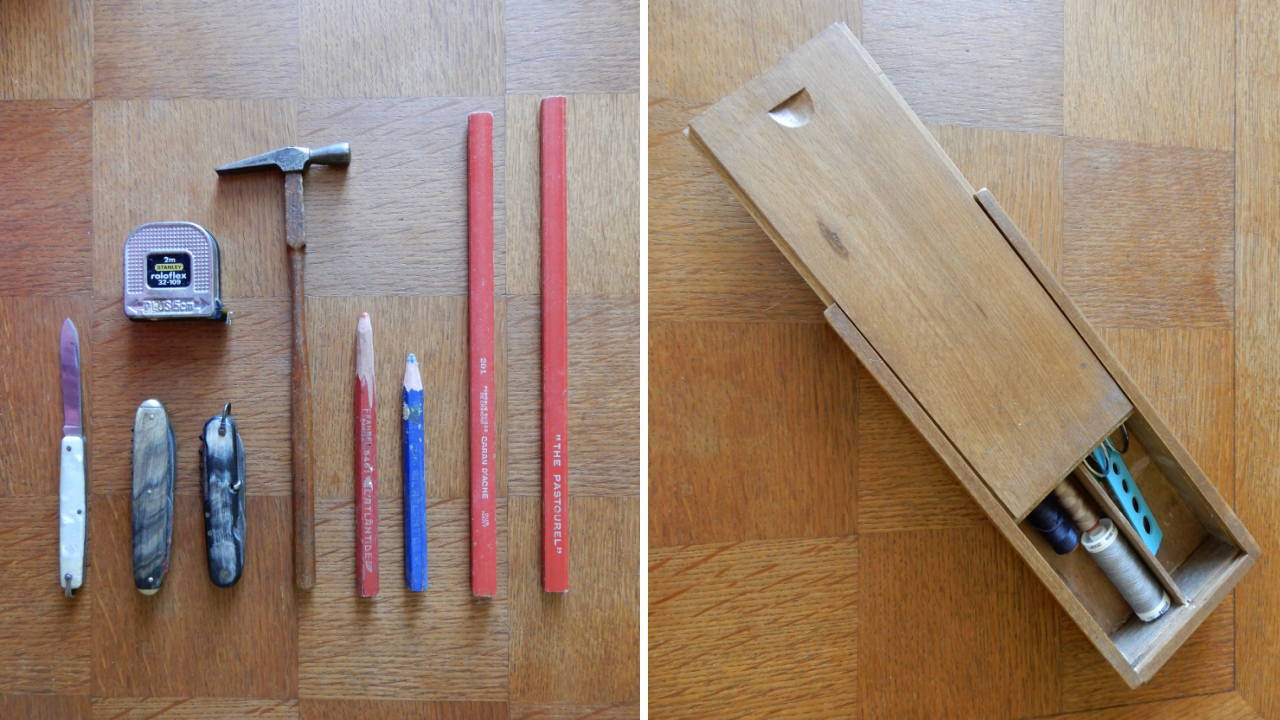 ヴィンテージな雑貨、用具、飾り物